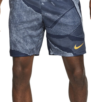 Nike Men's Printed Training Shorts Blue Size XX-Large