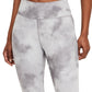Nike Women's Dri Fit One Icon Clash Crop Performance Leggings Gray Size Small