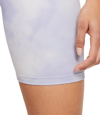 Nike Women's One Icon Clash Bike Shorts Purple Size Large