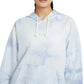 Nike Women's Dri Fit Icon Clash Hoodie Blue Size Small