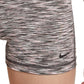 Nike Women's Pro Space Dyed Fitted Active Shorts Black Size X-Small