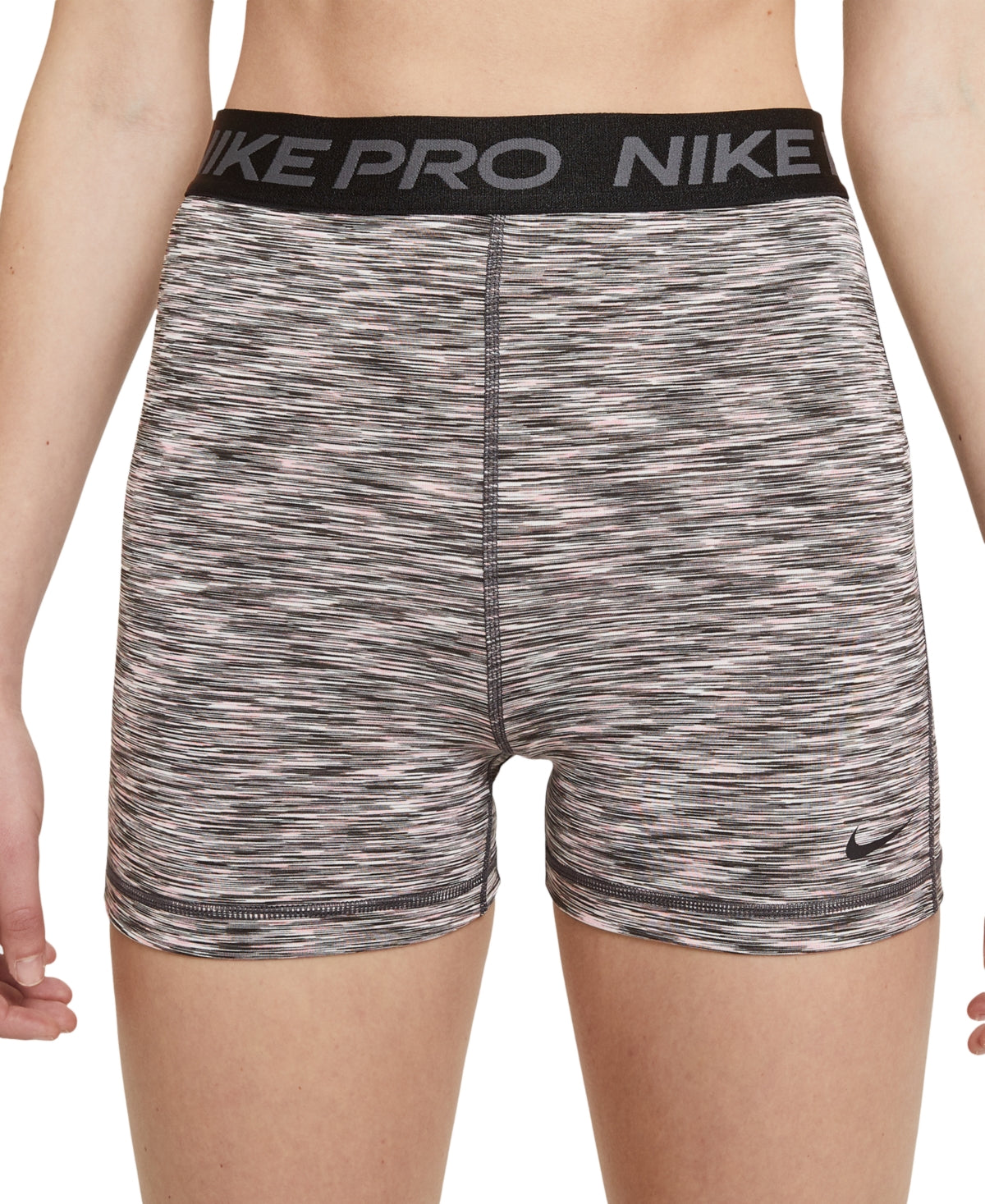 Nike Women's Pro Space Dyed Fitted Active Shorts Black Size X-Small