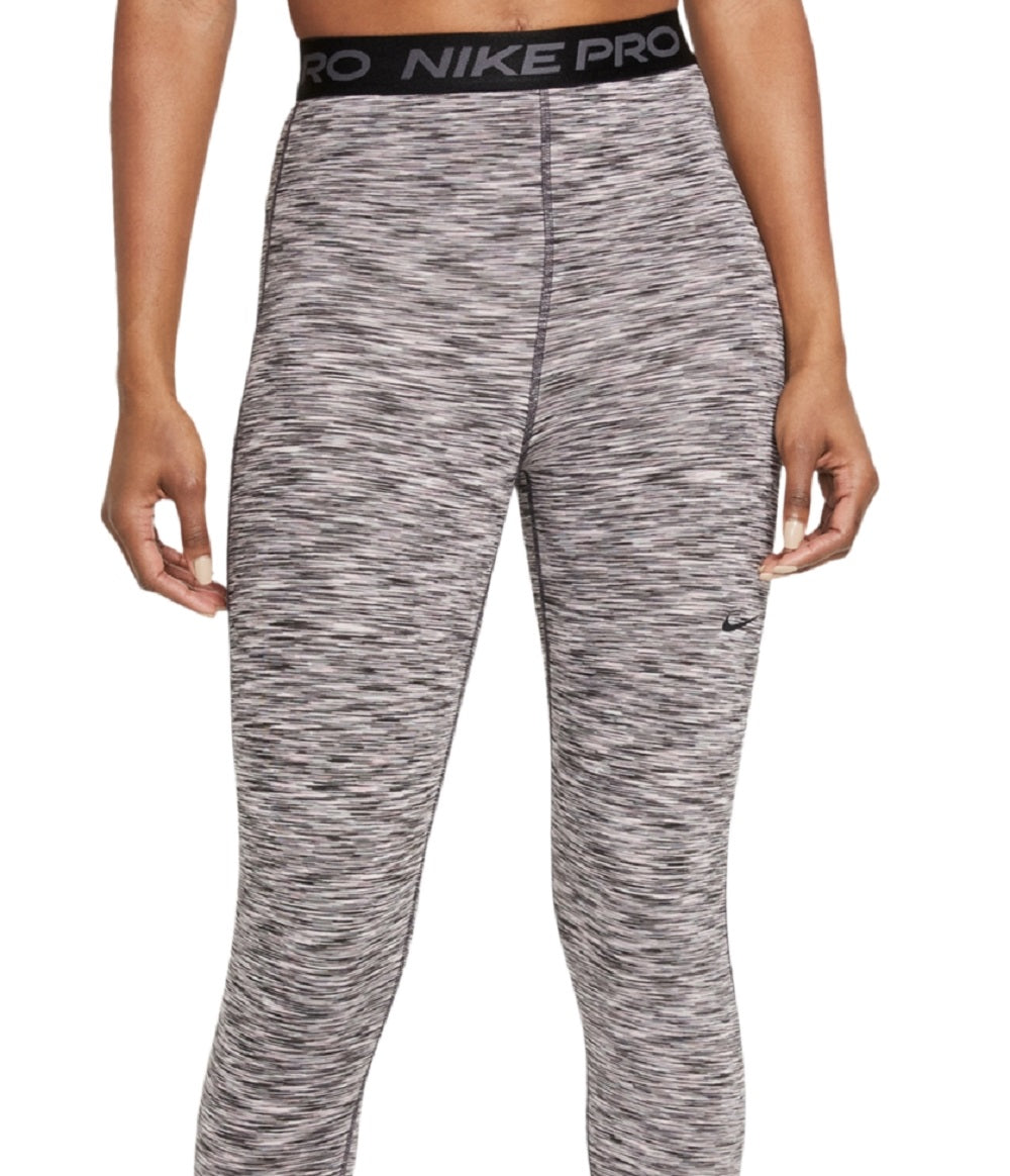 Nike Women's Fitted Space Dyed Cropped Tights Black Size Small