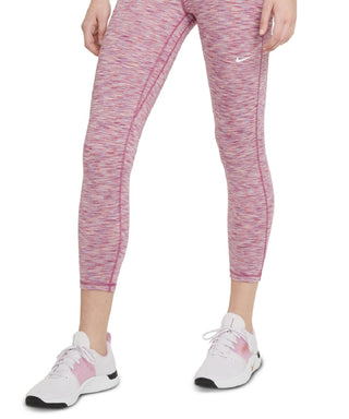 Nike Women's Pro Rainbow Space Dye High Waist 7/8 Leggings Pink Size X-Large