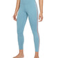 Nike Women's Crochet Trim7/8 High Waist Yoga Tights Blue Size Medium