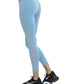 Nike Women's Crochet Trim7/8 High Waist Yoga Tights Blue Size Large