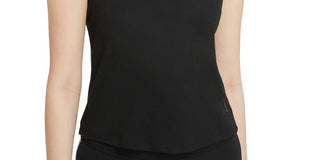 Nike Women's Crochet Trimmed Yoga Tank Top Black Size X-Large