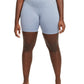 Nike Women's One Mid Rise Bike Shorts Blue Size Large