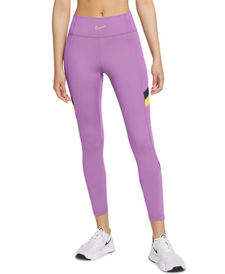 Nike Women's One Clbk Stp 7-8 T Pant Purple Size 1X