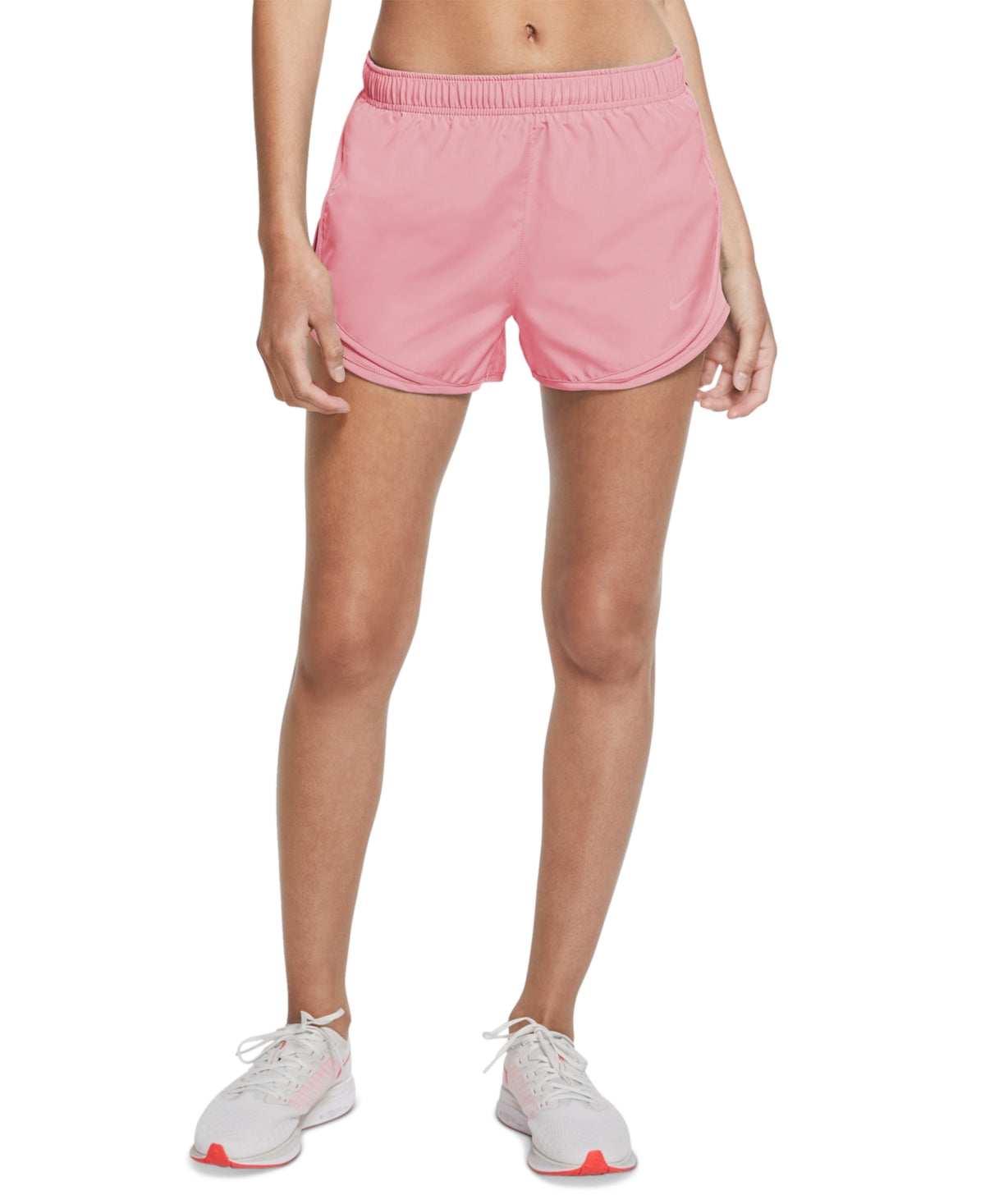Nike Women's Dri Fit Solid Tempo Running Shorts Pink Size X-Small