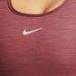 Nike Women's Womens Swoosh Dri Fit Racerback Sports Bra Brown Size X-Small