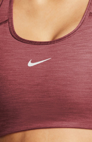 Nike Women's Womens Swoosh Dri Fit Racerback Sports Bra Brown Size X-Small