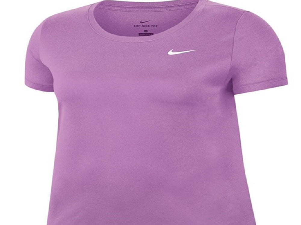 Nike Women's Dry Legend Training Top Purple Size 1X