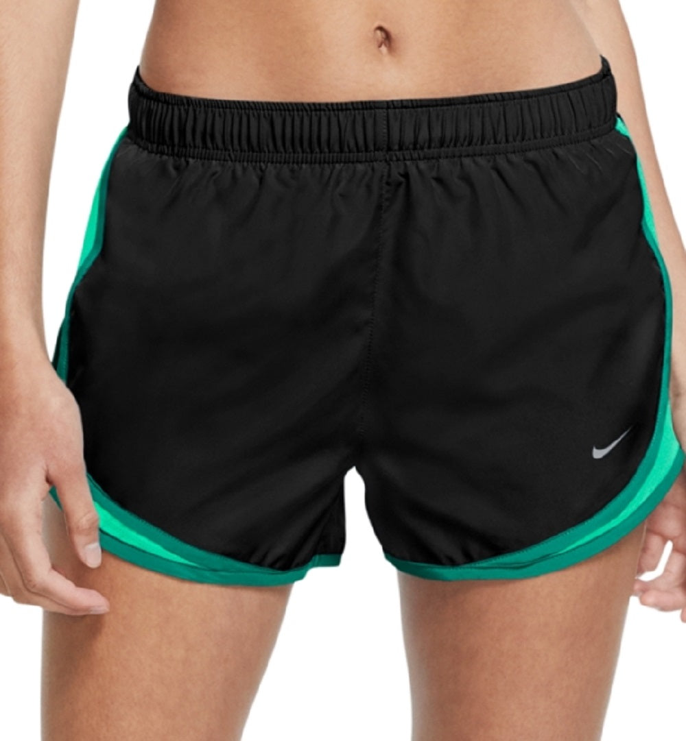 Nike Women's Dri Fit Tempo Running Shorts Green Size Large