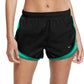 Nike Women's Dri Fit Solid Tempo Running Shorts Black Size X-Large