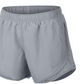 Nike Women's Dri Fit Solid Tempo Running Shorts Grey Size Medium
