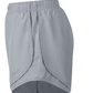 Nike Women's Dri Fit Solid Tempo Running Shorts Grey Size Medium