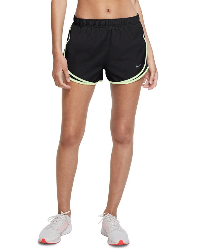 Nike Women's Dri Fit Solid Tempo Running Shorts Black Size X-Large