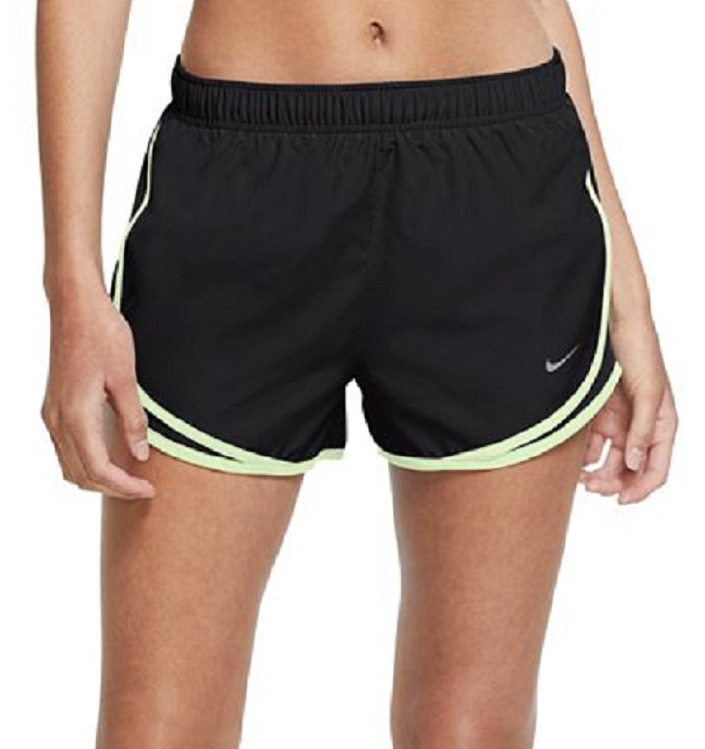 Nike Women's Dri Fit Solid Tempo Running Shorts Black Size X-Large