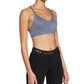 Nike Women's Indy V Neck Low Impact Sports Bra Blue Size X-Small