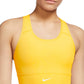 Nike Women's Dri Fit Swoosh Sports Bra Yellow Size Large
