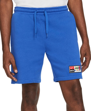 Nike Men's Joga Bonito Drawstring Logo Graphic Classic Fit Fleece Shorts Blue Size XX-Large