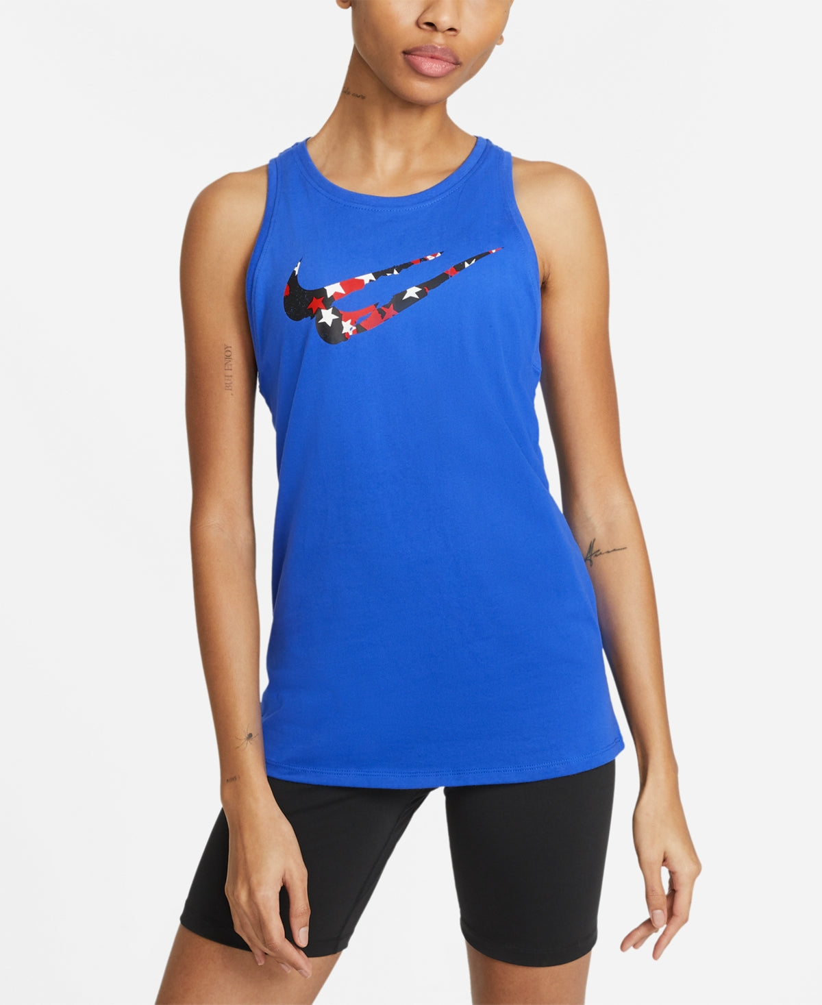 Nike Women's Logo Graphic Tank Top Game Royal Size XS