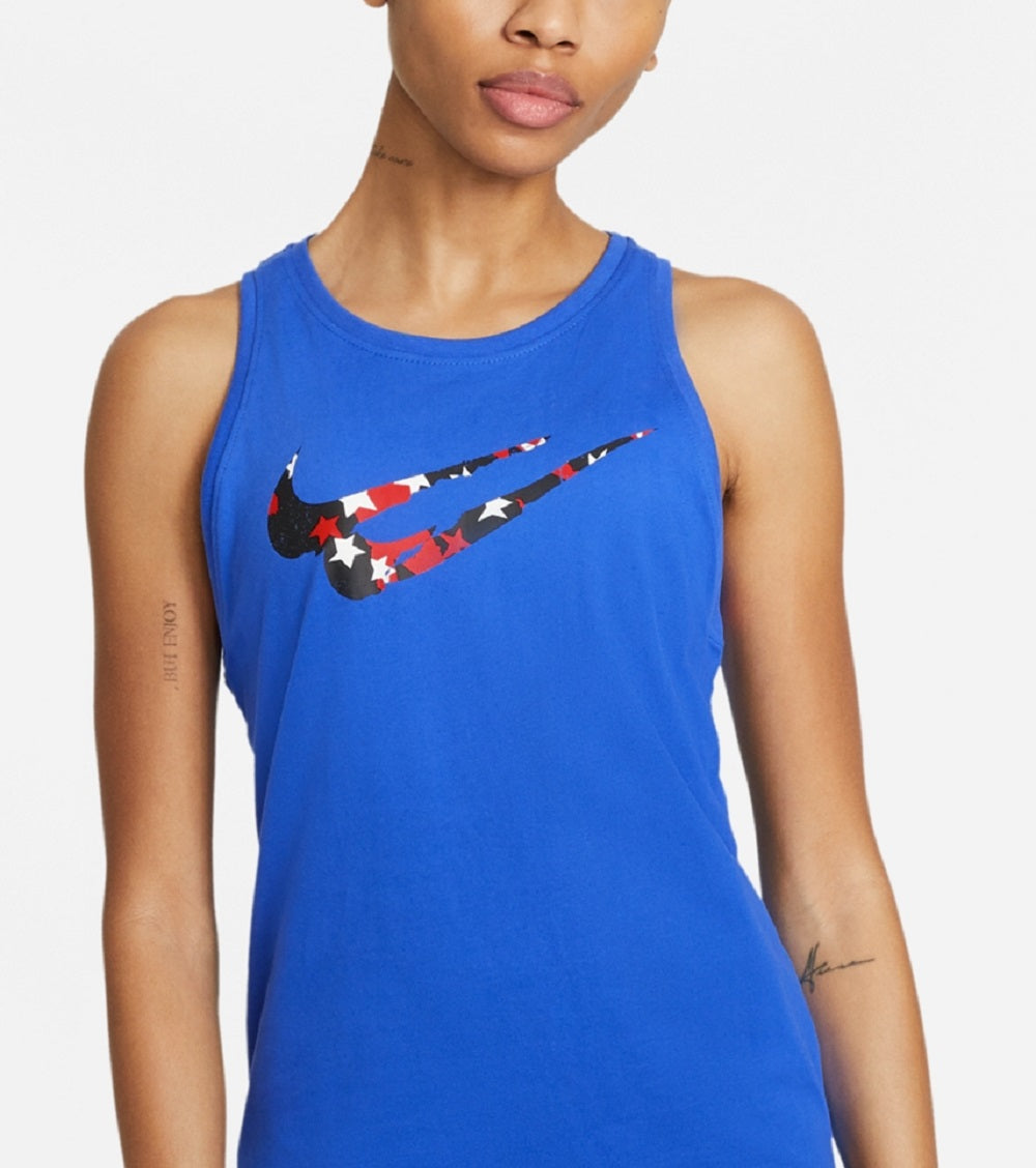 Nike Women's Logo Graphic Tank Top Game Royal Size XS