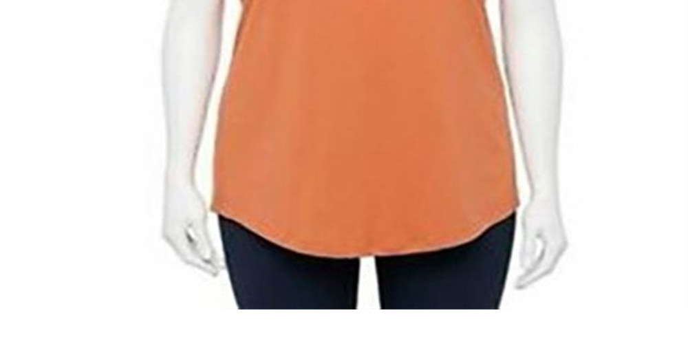 Nike Women's Sportswear Icon Clash Graphic Tee Orange Size 2X