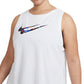 Nike Women's Stars Tank Top White Size 2X