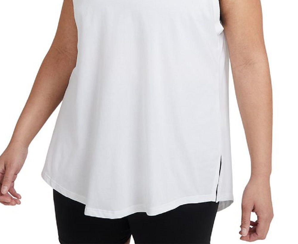 Nike Women's Stars Tank Top White Size 2X