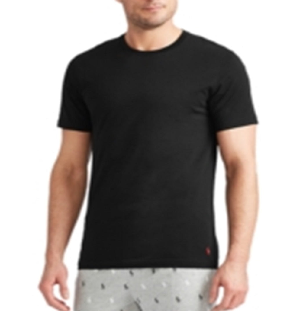 Polo Ralph Lauren Men's Enzyme Crewneck T-Shirt Black Size Medium