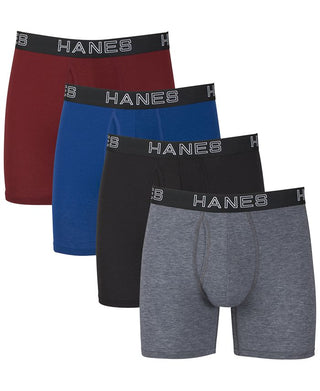 Hanes Men's Ultimate 4Pk Comfortflex Fit Boxer Briefs Assorted Size X-Large