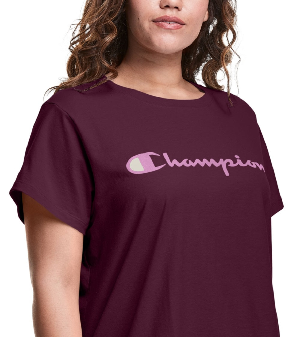 Champion Women's Top Purple Size 1X