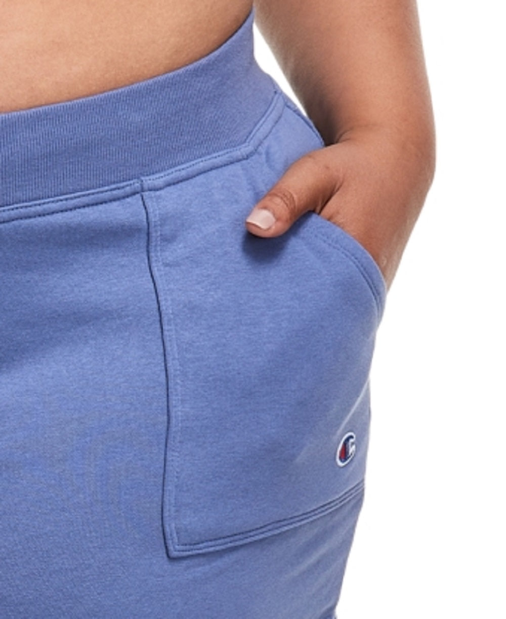 Champion Women's Campus Solid Shorts Blue Size 3X