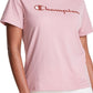 Champion Women's Classic Logo T-Shirt Pink