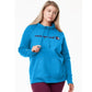 Champion Women's Powerblend Logo Hoodie Blue Size 3X