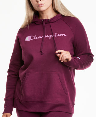 Champion Women's Comfy Cozy Hoodie Purple Size 3X