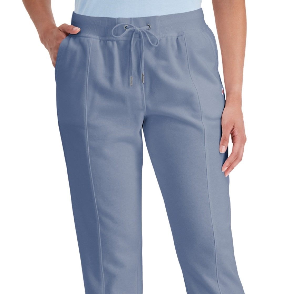 Champion Women's Campus 7/8 Length Sweatpants Blue Size X-Large