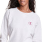 Champion Women's Powerblend Classic Crewneck Gray Size Large