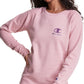 Champion Women's Powerblend Classic Crewneck Pink Size Large