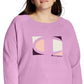 Champion Women's Logo Print Sweatshirt Pink Size 1X