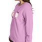 Champion Women's Logo Print Sweatshirt Pink Size 3X