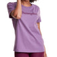 Champion Women's Boyfriend Tee Houndstooth Script Logo Tee Purple Size Small