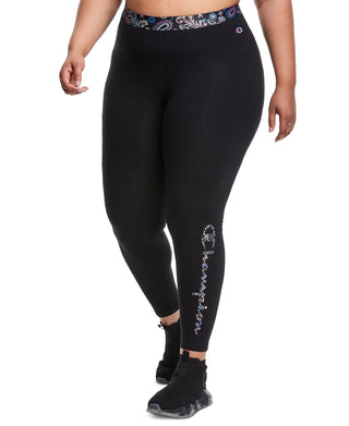 Champion Women's 7/8 Leggings Black Size 1X