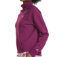 Champion Women's Mock Neck Sweatshirt Purple Size XX-Large