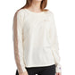 Champion Women's Campus Cotton Colorblocked Long Sleeve T-Shirt Brown Size Small