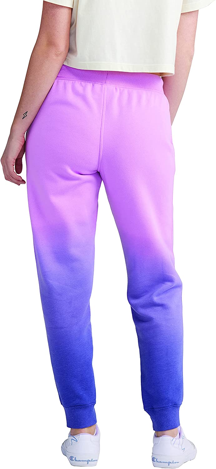 Champion Women's Dip Dye Fleece Joggers Purple Size Medium