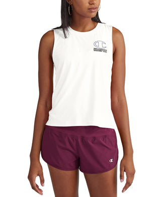 Champion Women's Absolute Eco Logo Tank Top White Size Large