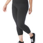 Champion Women's Plus Soft Touch Cropped Leggings Black Size 2X